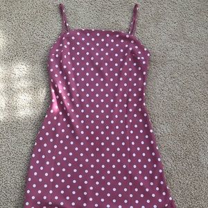 Glassons polka dot pink dress